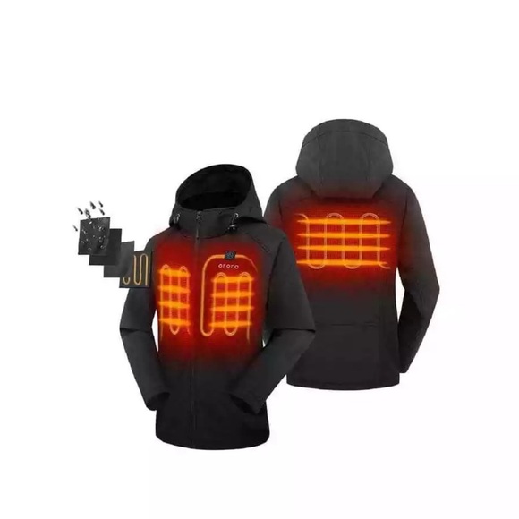 ORORO Women's Heated Jacket With Detachable Hood XL (missing Battery and Charger - Picture 2 of 5